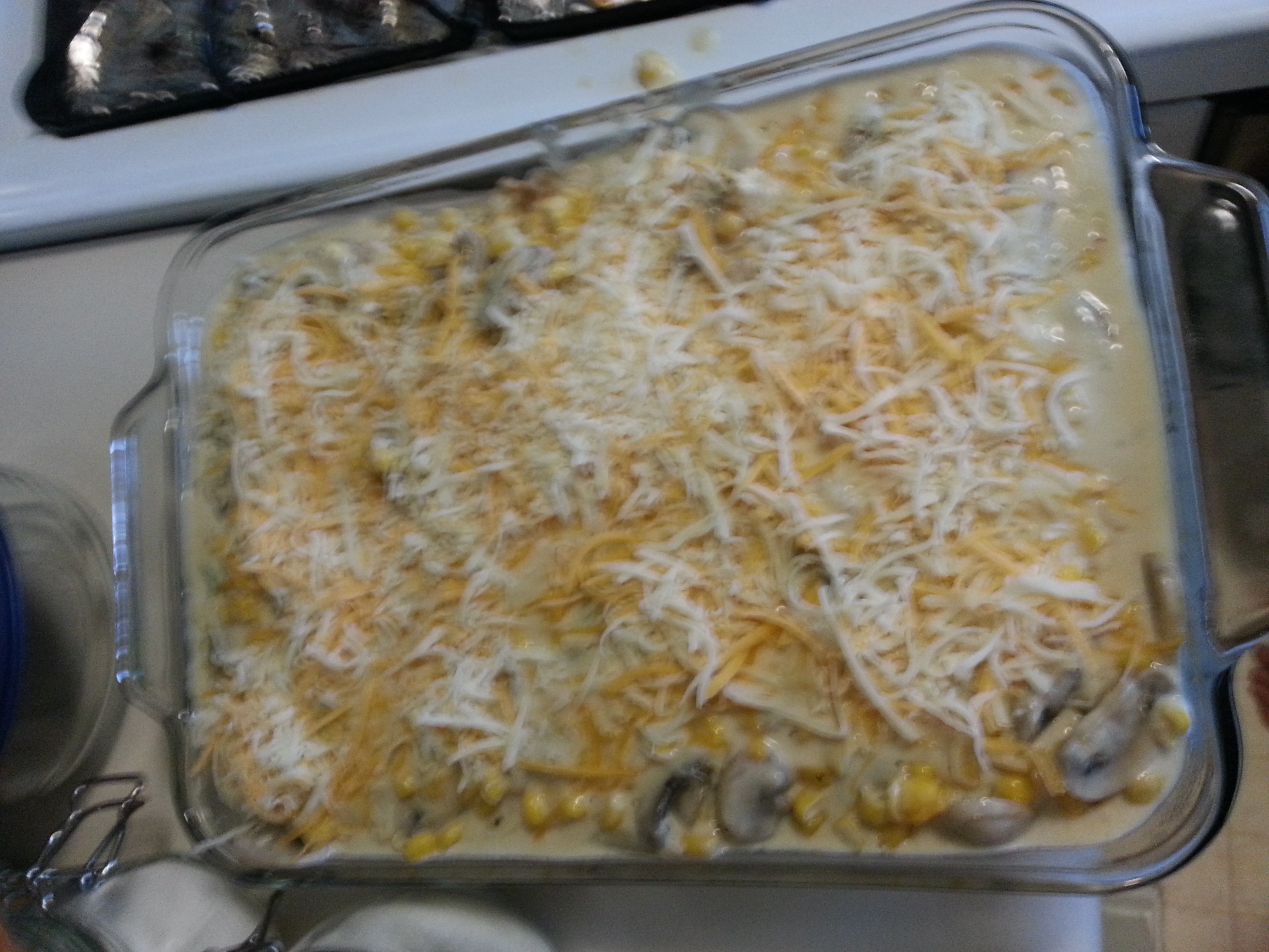 Cheesy Baked Rice